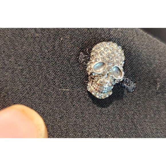 Zadig & Voltaire Deluxe Blazer Black Crystal Skull Embellishment‎ Size 40 - Picture 4 of 10
